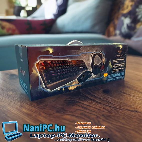 Akció! AULA Ultimate Gaming Bundle Gamer szett Magyar / HU