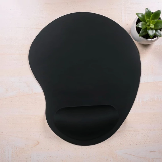 Gembird MP-ERGO-01 ergonomikus csuklótámaszos fekete egérpad gélpárnával