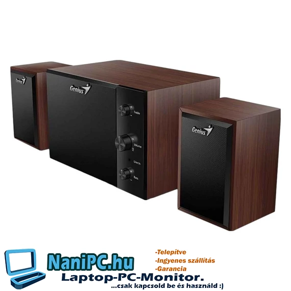 Genius SW-2.1 350 Aktív hangfal Wood