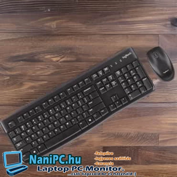 Logitech Wireless Desktop MK120 vezetékes billentyűzet  + egér