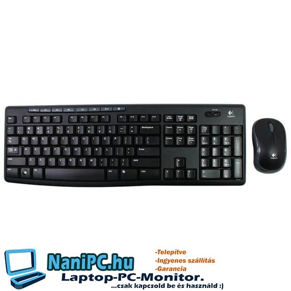 Logitech Wireless Desktop MK235 strapabíró vezeték nélküli billentyűzet–egér páros