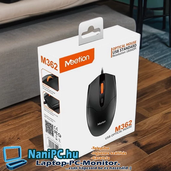 Meetion MT-M362 Optikai USB egér