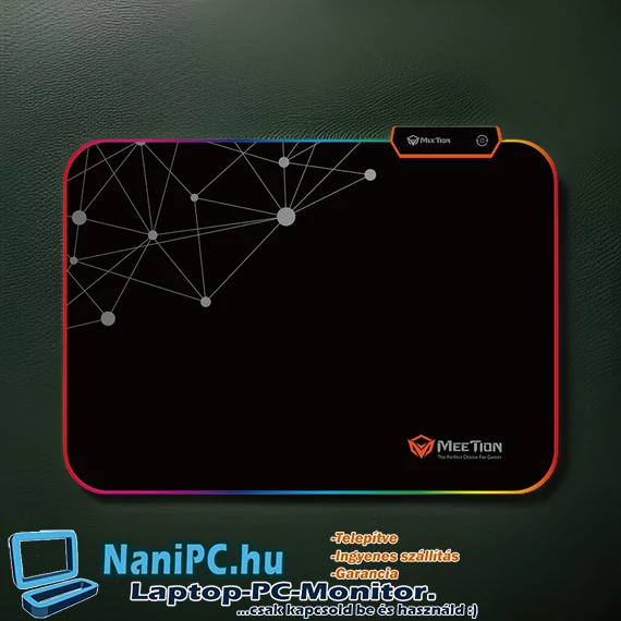 Meetion MT-PD120 RGB gamer egérpad