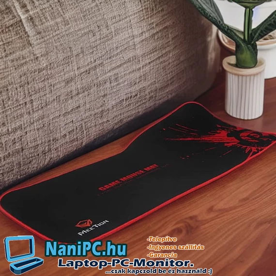 Meetion MT-P100 fekete XL gamer egérpad