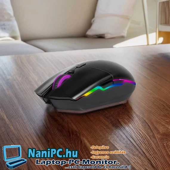 Rampage SMX-R63 Glory USB Gaming Egér - Fekete
