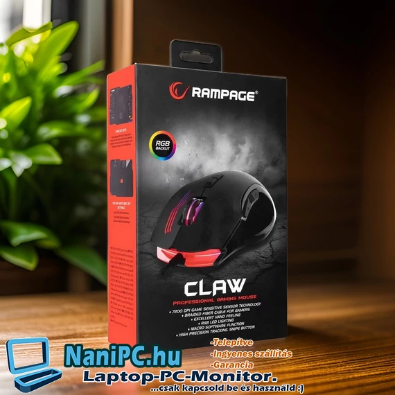 Rampage SMX-G38 Claw gamer egér