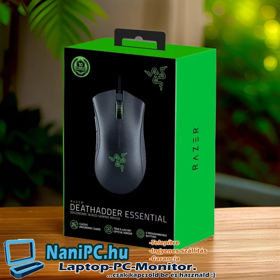 Razer DeathAdder Essential gamer optikai egér