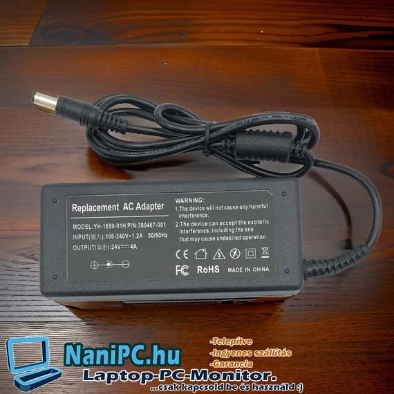 Acer YH-1650-01H 65W-os Utángyártott adapter