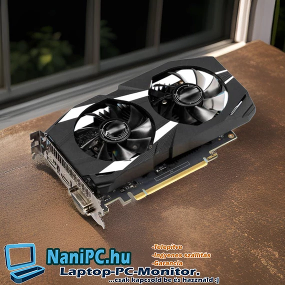 ASUS GeForce GTX 1650 OC 4GB GDDR5 DUAL Videokártya /PC VGA