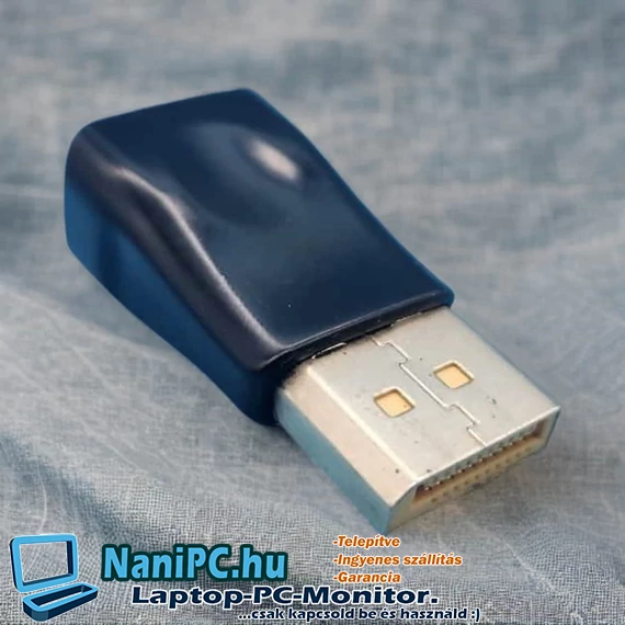 Display Port To VGA átalakító adapter (No Cable)