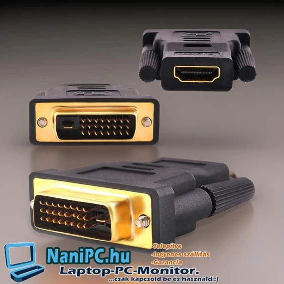 DVI-D to HDMI Átalakító adapter