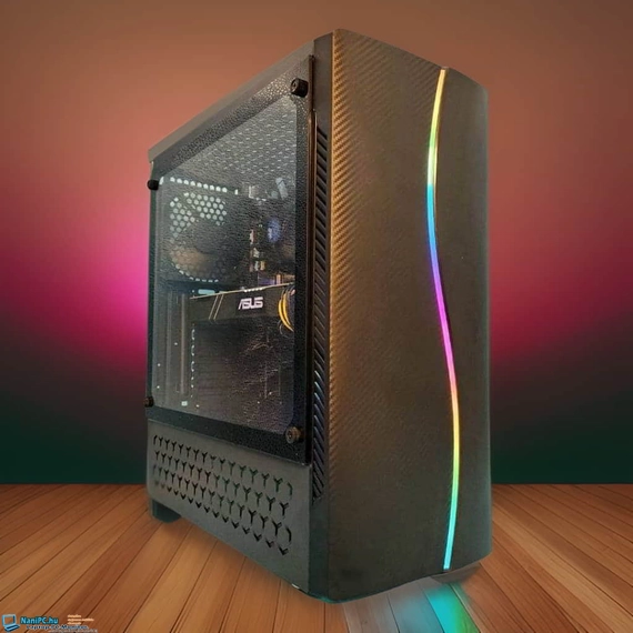 Új Dimenzió Inspire 9500 Radeon Gamer PC i5-9500-6/6mag/16DDR4/480SSD+500GB