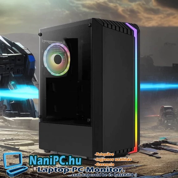 Mindent visz AEROCOOL BIONIC  PC i5-8500/32DDR4/512SSD/RX6400 4GB