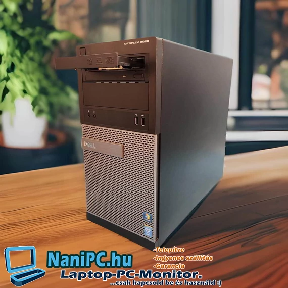 Megbízhatóság és ár győztese Dell Optiplex 3020 Intel i3-4130/8/128SSD Számítógép / PC