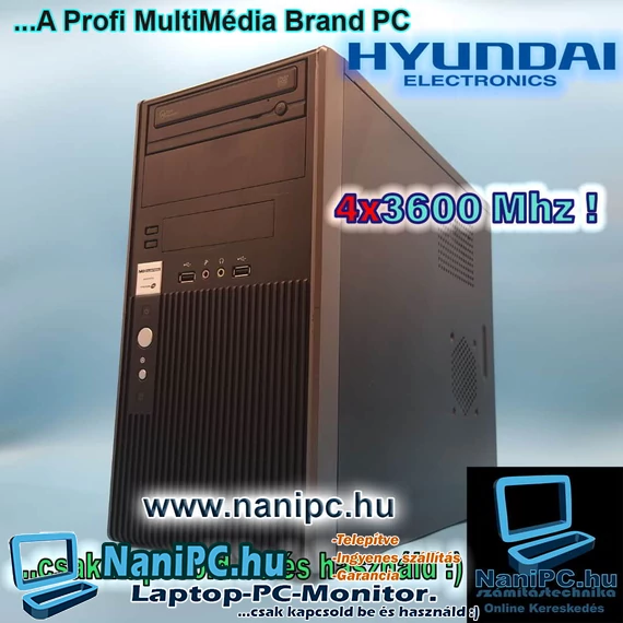 ✅Erős és megbízható 4x3600Mhz❗ HYUNDAI H-series PC i5-6500/8DDR4/250SSD