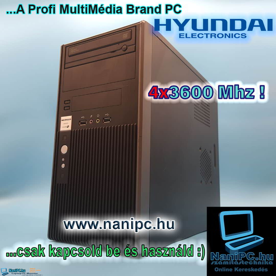 ✅Erős és megbízható 4x3600Mhz❗ HYUNDAI H-series PC i5-6500/8DDR4/250SSD