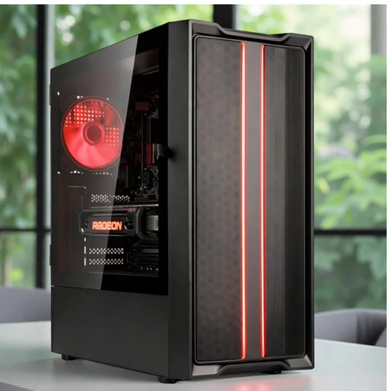 Kolink Inspire K12 gaming számítógép Vízhűtéses Intel i7-12700KF processzorral és AMD Radeon RX9060XT 16GB videókártyával