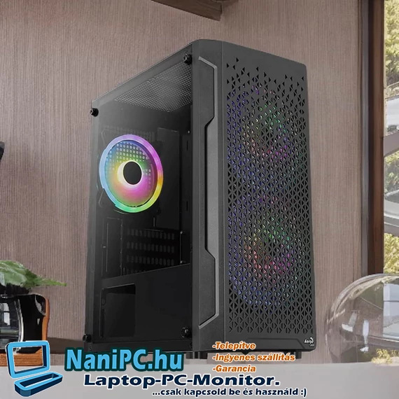 ✅ Még ütősebb Új Gamer PC❗ RGB LED Trinity PC i5-6500/16DDR4/250SSD/Nvidia GT1030