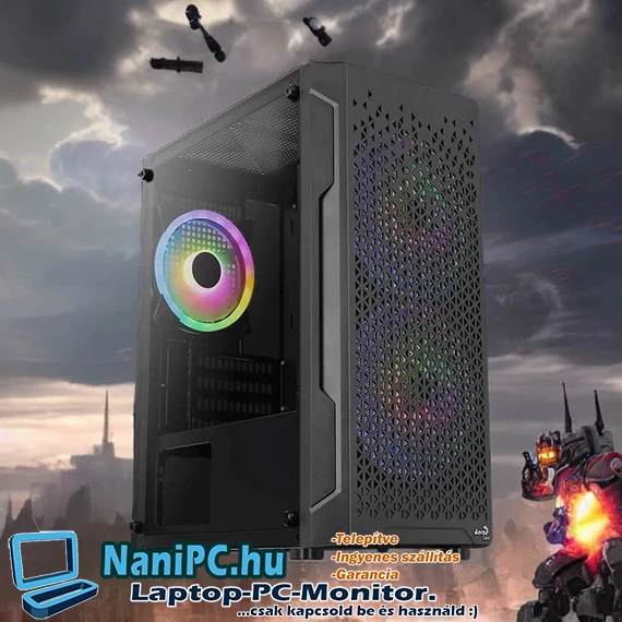 ✅ Még ütősebb Új Gamer PC❗ RGB LED Trinity PC i5-6500/16DDR4/250SSD+2TBHDD/Nvidia GT1030