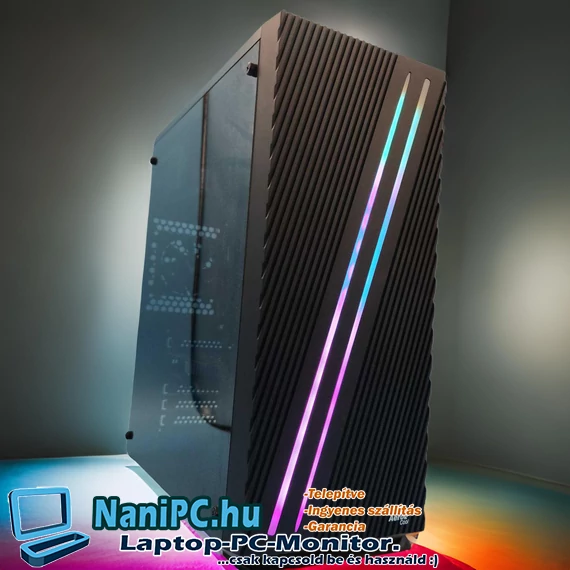 Novice Silver i5-8400/16DDR4/1TB SSD/RX6400 Gamer PC +Windows 11/10 Pro