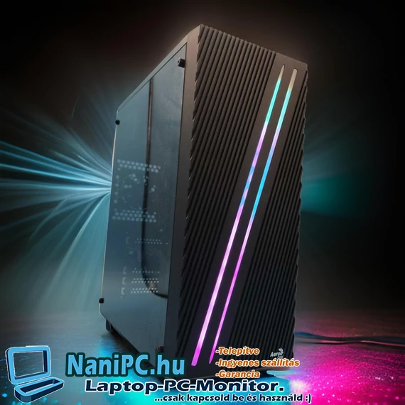 Novice Silver i5-8400/32DDR4/512 SSD/RX6400 4GB Gamer PC +Windows 11/10 Pro