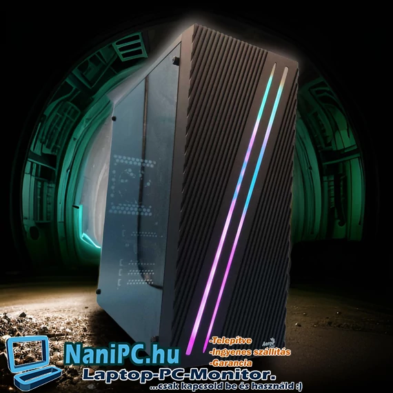 Novice Silver i5-8400/32DDR4/1TB SSD/RX6400 4GB Gamer PC +Windows 11/10 Pro