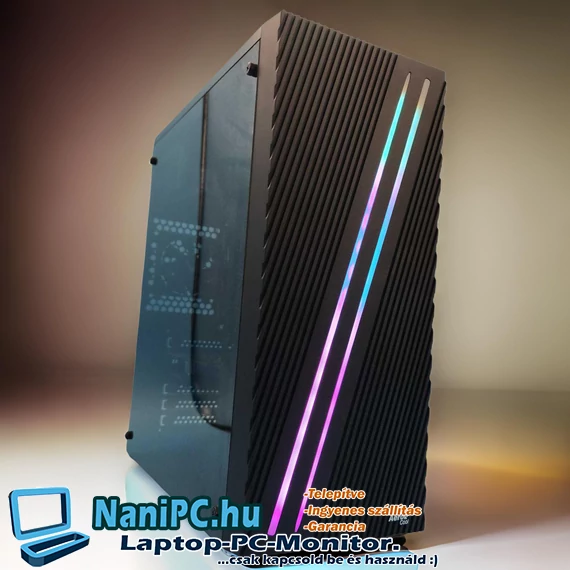 Novice i5-8400/16DDR4/512 SSD Asztali Számítógép +Windows 11/10 Pro