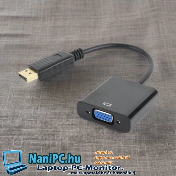 Diplayport - VGA átalakító/Adapter