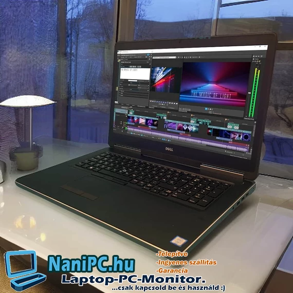 Mindigcsúcs formában Tervező/Gamer DELL Precision 7710 i7-6920HQ/32GB/512SSD/Nvidia M3000M/17,3