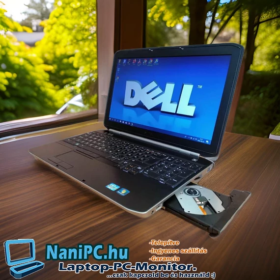 ✅ Való életre tervezett DELL Latitude E5520 i5-2520M/8/128SSD/DVD/15,6