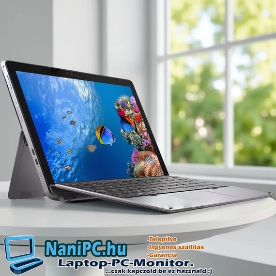  Dell Latitude 7210 TOUCH i5-10310U/16 DDR4/256NVME SSD/FHD Érintőképernyős Tablet Laptop