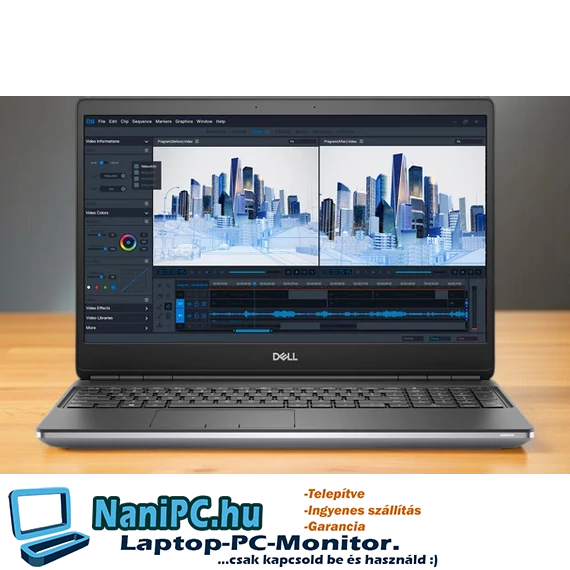 Csúcskategóriás DELL 7560 i7-11850H/32GB/512GB SSD/FHD/NVIDIA T1200 Laptop