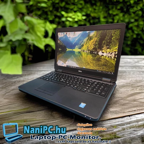 Profi Nagyképernyős DELL E5550 i5-5300u/8GB/256SSD/15,6