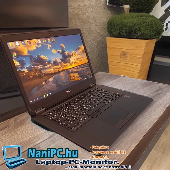 Kiemelkedő megbízhatóság Dell Latitude E7470 i7-6600u/16/256SSD/14/FHD ingyen házhoz garanciás Laptop