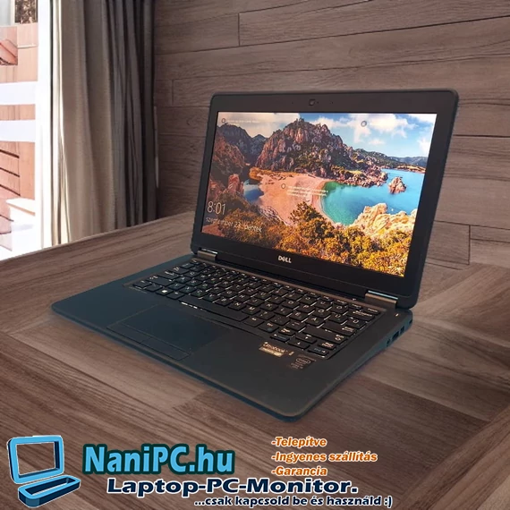 Karcsú és könnyű DELL E7250 i5-5300u/8GB/256SSD/12,5