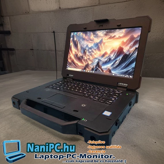 Érintőképernyős DELL Latitude 7414 Rugged   i5-6300U/8DDR4/256SSD Laptop