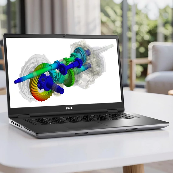 Dell Precision 7770 mobil workstation laptop NVIDIA RTX A3000 grafikus kártyával 17 colos Full HD kijelzővel