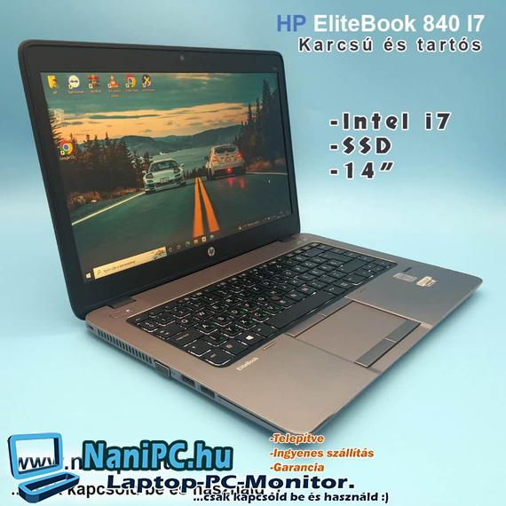 Karcsú és tartós HP EliteBook 840 i7