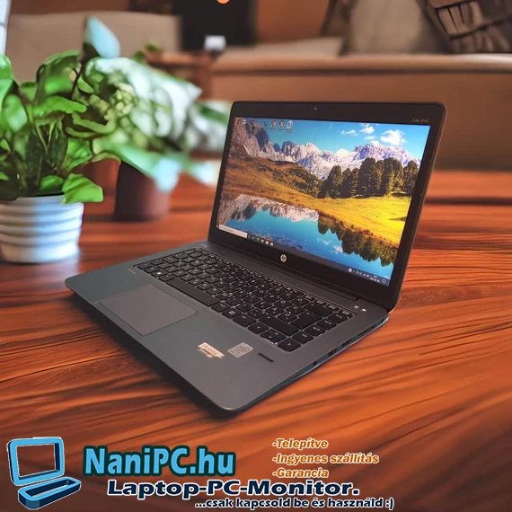 ✅AKCIÓ❗ Elegáns és gyors HP Folio 1040 i7-4600u/4GB/256SSD/14