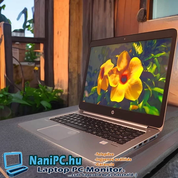 Karcsú és biztonságos HP EliteBook Folio 1040 G3/i5-6300U/8GB/256SSD/14
