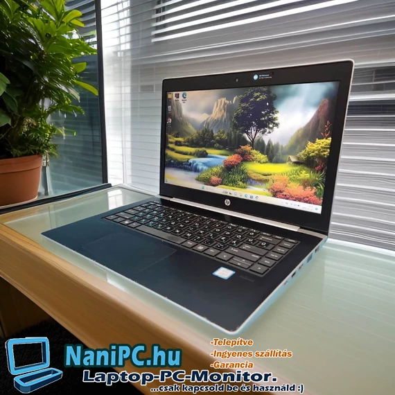 Könnyű és gyors HP ProBook 440 G5 i5-8250u/8GB DDR4/256SSD/Nvidia/14