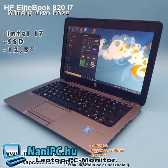 Útra kész HP EliteBook 820 G1 Ultrabook i7-4600U/8/256SSD/12.5