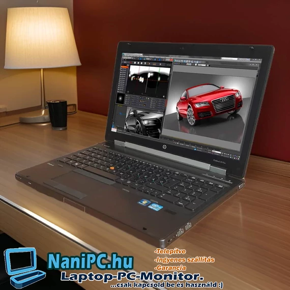 Erő és sokoldaluság HP 8570W i7-3740QM/32/128SSD+750HDD/Nvidia/15,6&quot; Workstation Laptop