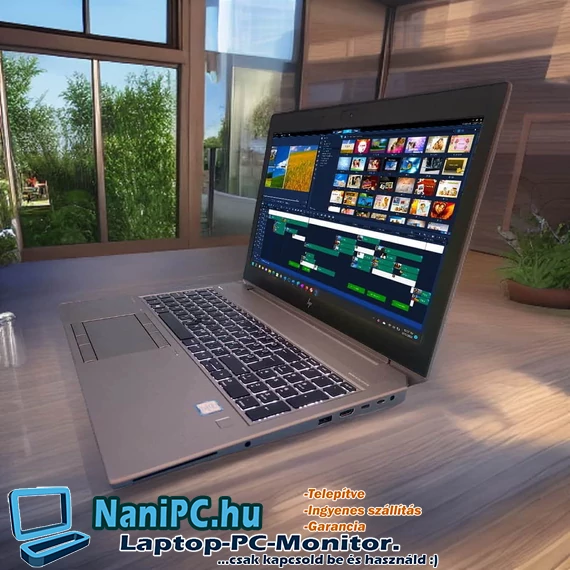 Erő és Elegancia HP ZBook 15 G5  i7-8850H/32/512NVME/P2000/15,6" Workstation Laptop