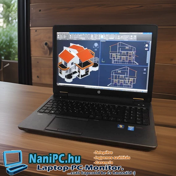 Tervező/Grafikai Laptop HP Zbook 17 G2 i7-4810MQ/32/512SSD/NVIDIA K5100M/FHD/17,3" Workstation Laptop