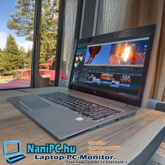 Teljesítmény a Határokig HP ZBook 15 G5  i7-8850H/32DDR4/NVMe/NVIDIA/15,6" Workstation Touch Laptop