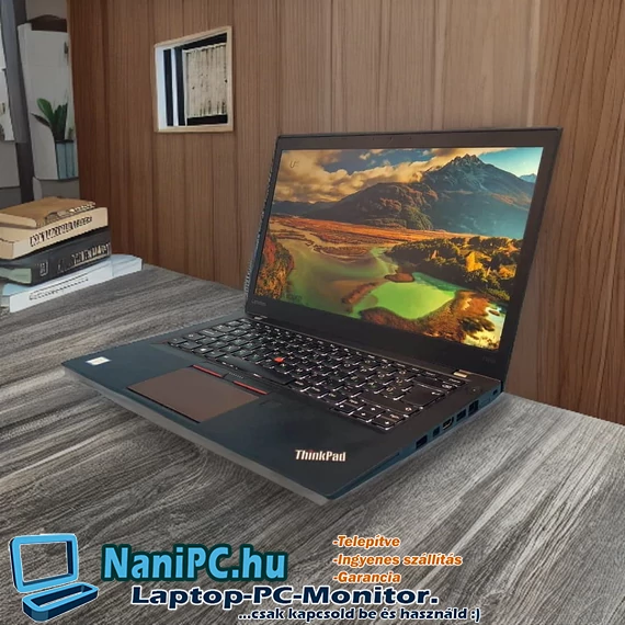 Az új Kategóriateremtő Lenovo T470 i5-6300u/8DDR4/256SSD/FHD/14” Laptop