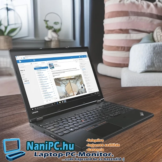Nagyképernyős megbízható Lenovo Thinkpad L570 i5-6200U/8/256SSD/FHD/15,6