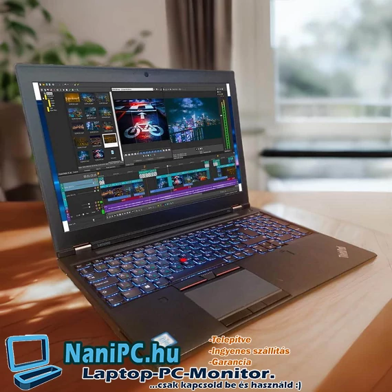 Az erő vele van! Lenovo ThinkPad P50 i7-6820HQ/16DDR4/512SSD/Nvidia/15,6