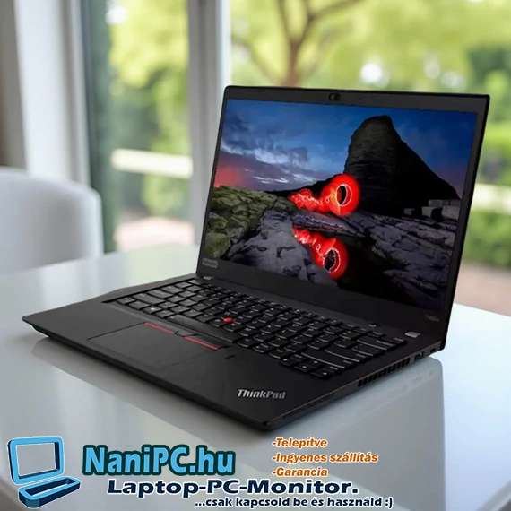 LENOVO ThinkPad T495s vékony üzleti ultrabook 14&quot; Full HD érintőképernyővel és AMD Ryzen 5 Pro processzorral
